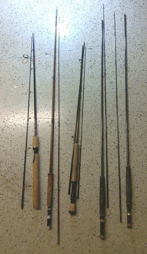 Lot fly rods 1 spinning - lot, of